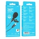 Мікрофон Петлічний BOROFONE BFK11 Elegant lavalier microphone Type-C чорний - изображение 5