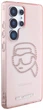 Etui Karl Lagerfeld Rhinestones Karl Head Logo do Samsung Galaxy S25 Ultra Pink (3666339450120) - obraz 4