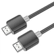 HDTV кабель HOCO US08 HDTV 2.0 male-to-male 4K HD data cable 2 метра черный - изображение 2
