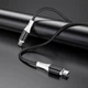 Кабель BOROFONE BX79 Type-C to Type-C 60W silicone charging 3A/1m чорний - изображение 2