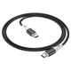 Кабель BOROFONE BX79 Type-C to Type-C 60W silicone charging 3A/1m чорний - изображение 5