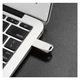 Флеш-накопичувач USB HOCO UD4 Intelligent high speed 128Gb сріблястий - изображение 2