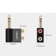 Адаптер UGREEN AV147 6.35mm Male to 2RCA Female Adapter Black (40846) - изображение 3