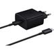 Зарядное устройство Samsung 65W USB-C PD EP-TA845XBE набор блок и кабель С - С черный - изображение 4