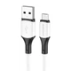 Кабель BOROFONE BX79 silicone charging for Micro 2.4A/1m білий - зображення 4