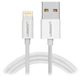 Кабель Ugeen US155 USB-Lightning MFI 1м Nickel Plated White (20728) - зображення 1