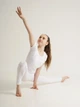 Комбінезон спортивний Dance&Sport бавовна N 021-8 к/р M/116-122 Білий - изображение 4