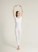 Комбінезон спортивний Dance&Sport бавовна N 021-8 к/р M/116-122 Білий - изображение 5