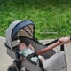 Універсальний візочок 3 в 1 Kinderkraft Esme Pro Pure Black, KSESME00BLK300N - зображення 14