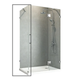 Бічна стінка до кабіни Koer SR SW04-90×200-TR-07 прозоре скло Easy Clean 10мм, графіт (KR5391) - зображення 1