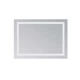 Зеркало прямоугольное 70х50 см Lidz Kubis (KU1) с LED-подсветкой Touch и с антизапотеванием - изображение 4