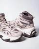 Женские зимние кроссовки с мехом Xtep Retro Shoes 976418370052-3 40 25 см Brown коричневые (11210133) - изображение 6