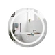 Зеркало круглое 60x60 см R600 Lidz Aria (AR1) с LED-подсветкой Touch, с антизапотеванием, с регулировкой яркости - изображение 1
