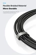 Кабель Asometech Type-C PD 100w 1м Fast Charge Black - зображення 12