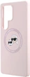 Etui Karl Lagerfeld Rhinestones Karl Head Logo do Samsung Galaxy S25 Ultra Pink (3666339450229) - obraz 5