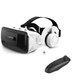 VR Очки виртуальной реальности Shinecon SC-G06EB Bluetooth з 3D-эффектом, наушниками, для смартфонов с экраном 4.7-7 с пультом Black Bluetooth - изображение 1