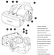 VR Очки виртуальной реальности Shinecon SC-G06EB з 3D-эффектом, наушниками, для смартфонов с экраном 4.7-7 + геймпад контроллер Mocute 052 - изображение 9