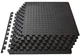Татами мат EasyFit SwallowTail 4 шт 60х60х1 см EF-1950 черный - изображение 1