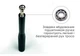 Скакалка скоростная EasyFit Aluminium EF-1910-BK (со стальным тросом и алюминиевыми ручками) 3 м Черный - изображение 4