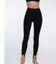 Cпортивные бесшовные леггинсы со штрипками - Giulia - LEGGINGS STRAPS ENERGY - L/XL - Black - изображение 1