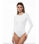 Бесшовное боди с длинным рукавом - Giulia - BODY LONGSLEEVE - L/XL - Vanilla - изображение 1