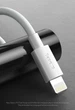 Кабель Baseus lightning USB-C (type-c) 20W швидка зарядка iPhone 1,5м Білий - зображення 6