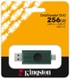 USB флеш накопитель Kingston 256GB DataTraveler Duo USB 3.2 / Type-C Black/Green (DTDEG2/256GB) - изображение 6