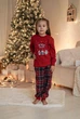 Детская теплая пижама M (116-122 см) для Мальчиков и Девочек Winter Holiday Красная COSY - изображение 1