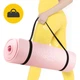 Коврик (мат) спортивный 4FIZJO NBR 180 x 60 x 1.5 см для йоги и фитнеса Light Pink (P-5907739316998) - изображение 5