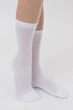 Жіночі класичні шкарпетки Giulia WS3 TERRY CLASSIC 003 36/40 White, білі однотонні бавовняні шкарпетки - зображення 2