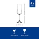 Набор бокалов для шампанского Villeroy & Boch Ovid 4 шт 250 мл 1172098130 - изображение 3