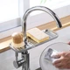 Полка на душевую штангу и смеситель с фиксатором MBM HOME BP-23 GRAY пластиковая серая - изображение 4