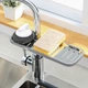 Полка на душевую штангу и смеситель с фиксатором MBM HOME BP-23 GRAY пластиковая серая - изображение 5