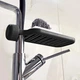 Полка на душевую штангу и смеситель с фиксатором MBM HOME BP-22 BLACK пластиковая черная - изображение 8