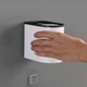Держатель для зубных щеток со стаканами MBM HOME BP-20 WHITE/BLACK клеящийся пластиковый бело-черный - изображение 8
