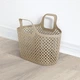 Кошик для зберігання універсальний MBM HOME FH-08 LIGHT BROWN пластиковий світло-коричневий - зображення 2