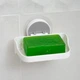 Мильниця клейка настінна MBM HOME BP-4 WHITE пластикова біла - зображення 3