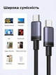 Кабель Ugreen L532 USB-C - USB-C PD 3.1 240W 5A 1 м Сірий (65907) - зображення 2