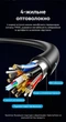 Кабель Vention HDMI - HDMI v2.0 20 м Оптичний 4K 60Hz 18 Гбіт/с HDR знімний Micro HDMI Чорний (ALPBQ) - зображення 7