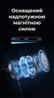Автодержатель с беспроводной зарядкой Ugreen W708 Qi2 15W MagSafe в дефлектор LED Черный (35970) - изображение 4