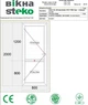 Дверь металлопластиковая Steko 800 х 2000-мм левые - изображение 2