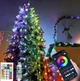 Новогодняя мультиколор смарт гирлянда светодиодная 20м 200 LED с пультом водонепроницаемая, герлянда на елку для дома уличная USB - изображение 5