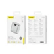 Повербанк 10000 mAh 22,5W с 2 выходами USB A type C тайп си powerbank FONENG PX129 быстрая зарядка пауэрбанк для телефона эпл apple айфона iphone самсунг samsung android роутера power bank с дисплеем легкий портативный Silver - изображение 10