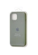 Чехол для iPhone 13 силиконовый Soft-touch Silicone Case Full Size (AA) Army Green - изображение 2