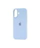 Чехол для iPhone 16 силиконовый Soft-touch Silicone Case Full Size (AA) Sky Blue - изображение 1