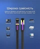 Патч-корд Vention CAT 7 U/FTP RJ-45 8 жил 10 Гбит/с Плоский 2 м Черный (ICABH) - изображение 13