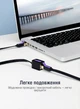 Удлинитель Vention CAT 7 FTP RJ45 10 Гбит/с плоский 8 м Черный (ICBBK) - изображение 3