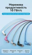 Патч-корд Vention CAT6A UTP RJ45 10 Гбит/с поворотный 360° тонкий 2.8 мм 3 м Черный (IBOBI) - изображение 2