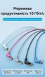 Патч-корд Vention Cat6A UTP RJ45 10 Гбит/с 360° тонкий 2 м Черный (IBOBH) - изображение 2
