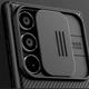 Карбована накладка Nillkin Pro зі шторкою для камери на Samsung Galaxy S24 Ultra (Black) (181665) - зображення 6